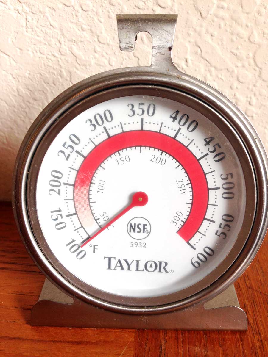 オーブンの温度計