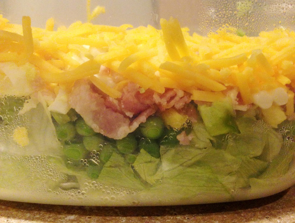 Seven-Layer Salad を作りました