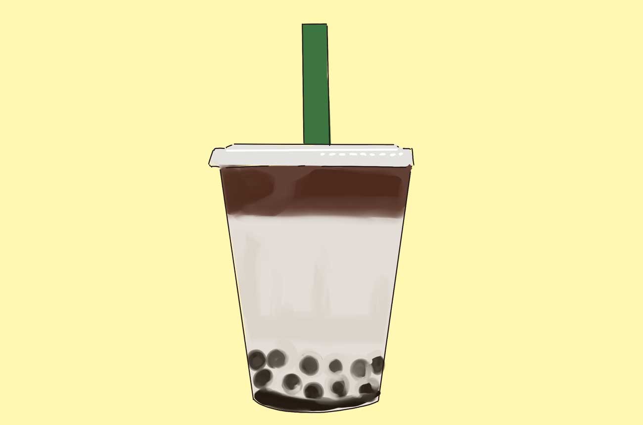 タピオカティーは「bubble tea」