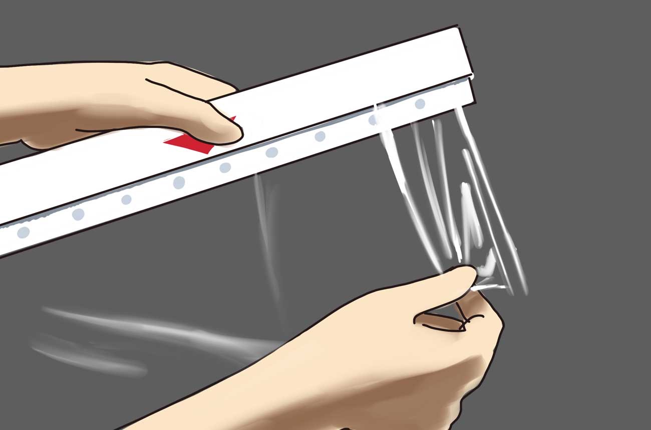 サランラップは「plastic wrap」