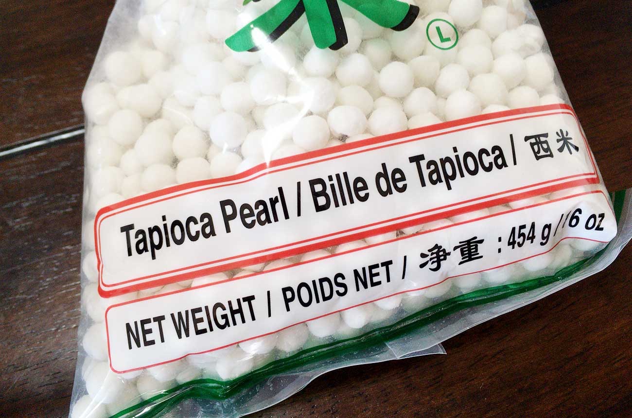 タピオカは「pearl」